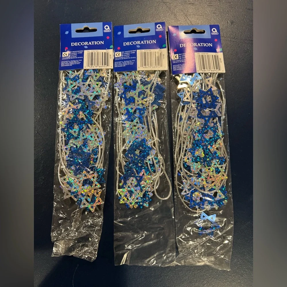 NWT 3 packs-Star of David ✡️ String Garland ✡️